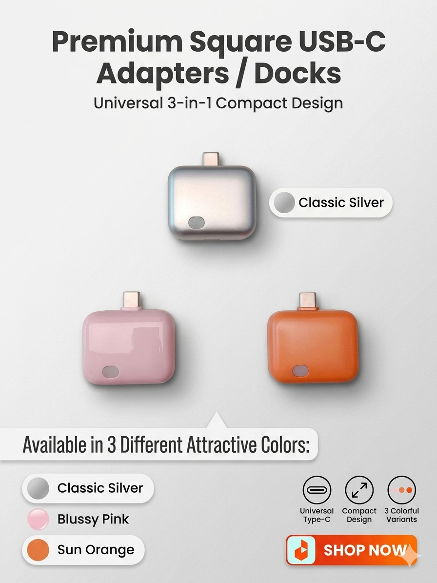 PACK of 6 - AI Power Auto-Pop Smart Charger Hub — 100% Battery Protection Adapter - Retail Price 3500-4000