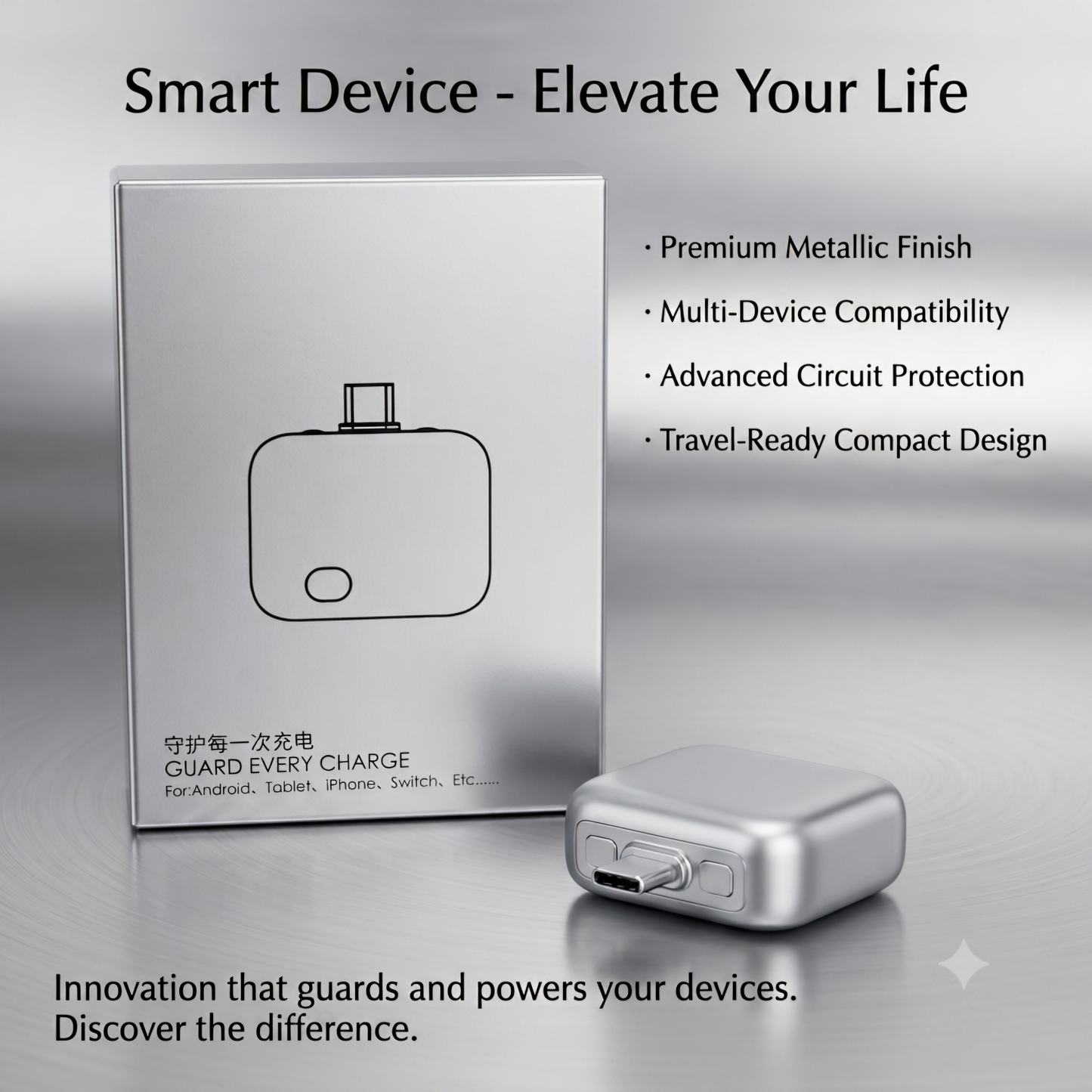 Smart Power Disconnector - Type C Auto Cut Charger Adapter with Advanced Battery Health Protection